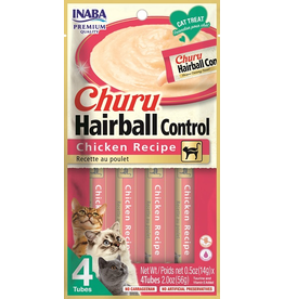Inaba Inaba Churu Hairball Control Chicken Recipe Cat Treats 2oz