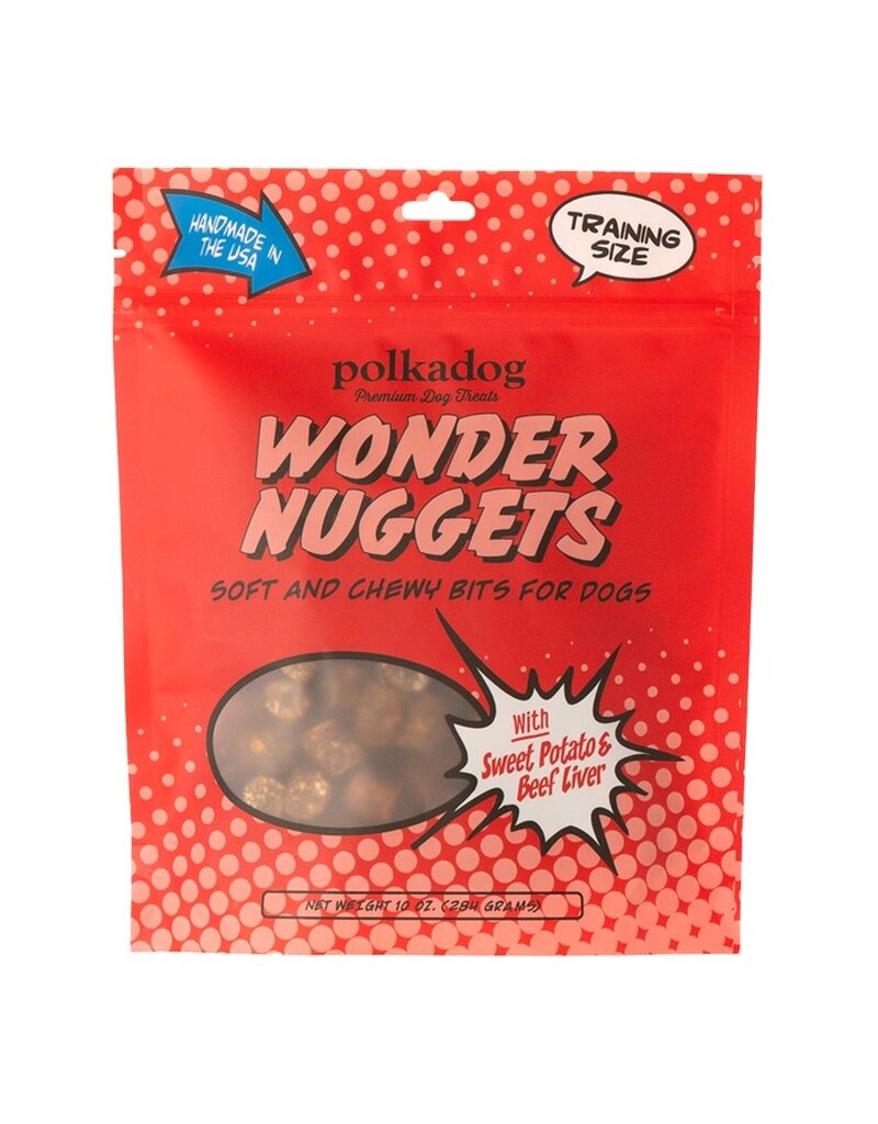 Polka Dog Bakery Dog Wonder Nuggets Beef 10oz Pouch