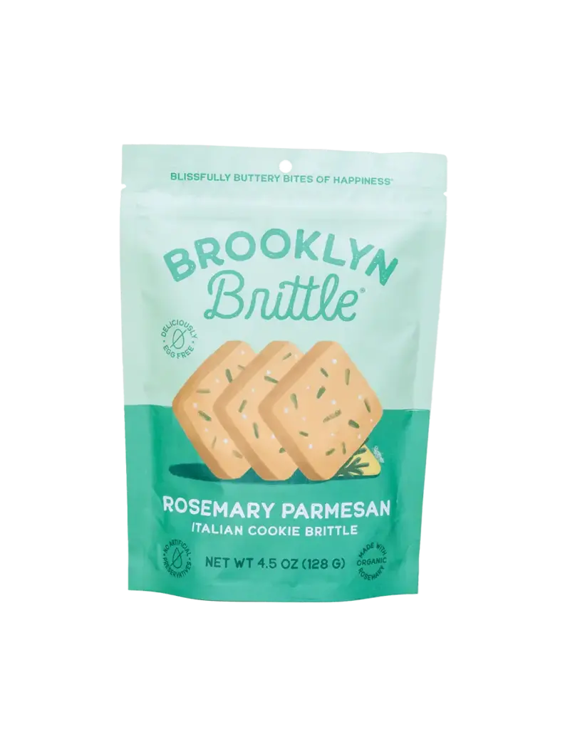 Brooklyn Brittle Cookies - Rosemary Parmesan