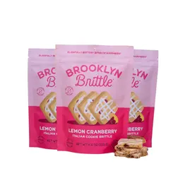 Brooklyn Brittle Cookies - Lemon Cranberry