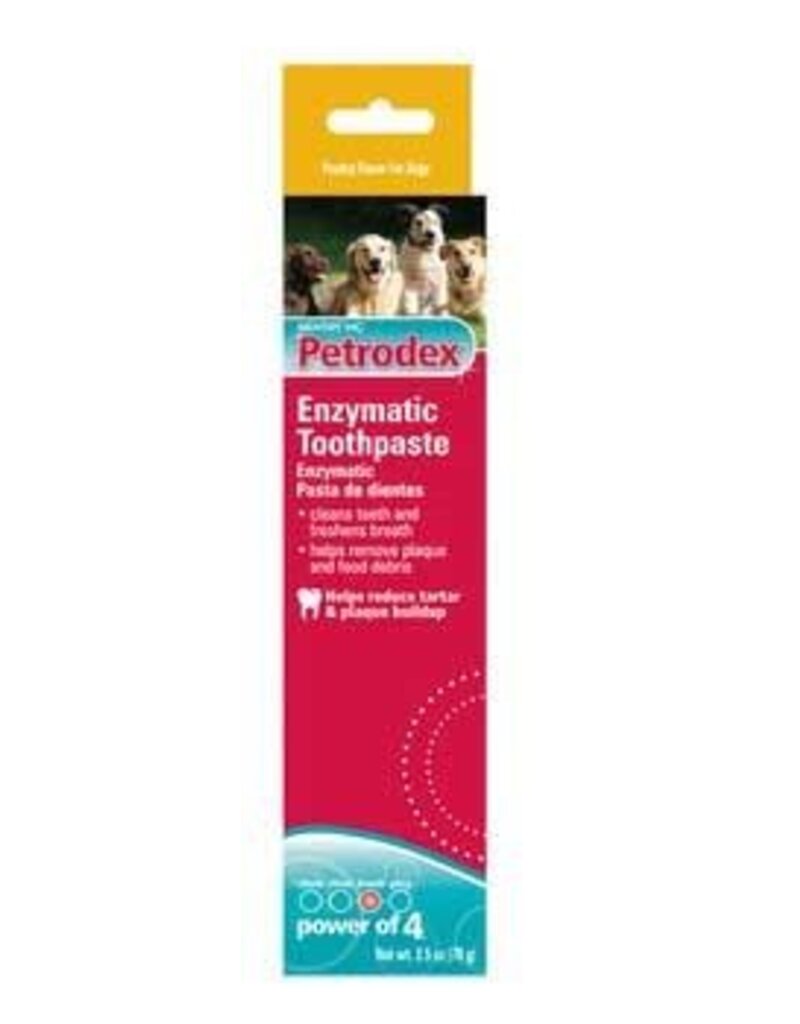 Petrodex Enzyme Toothpaste for Dogs Poultry Flavor 2.5 oz