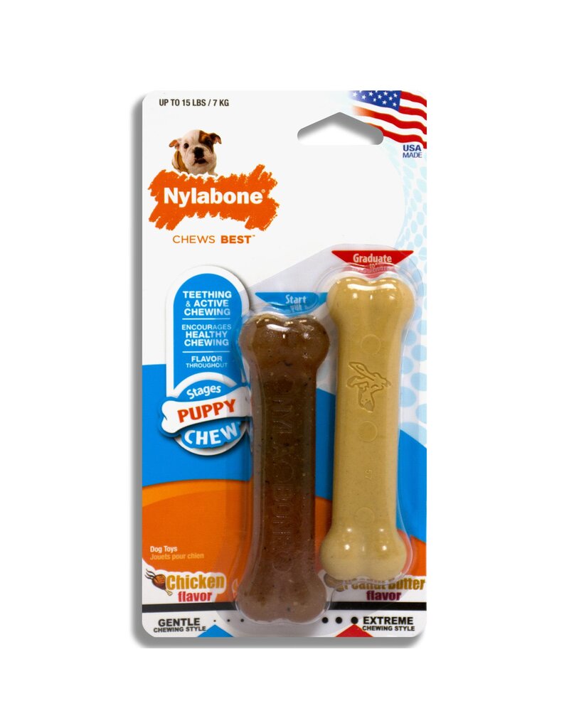 Nylabone Nylabone Puppy Twin Pack Petite