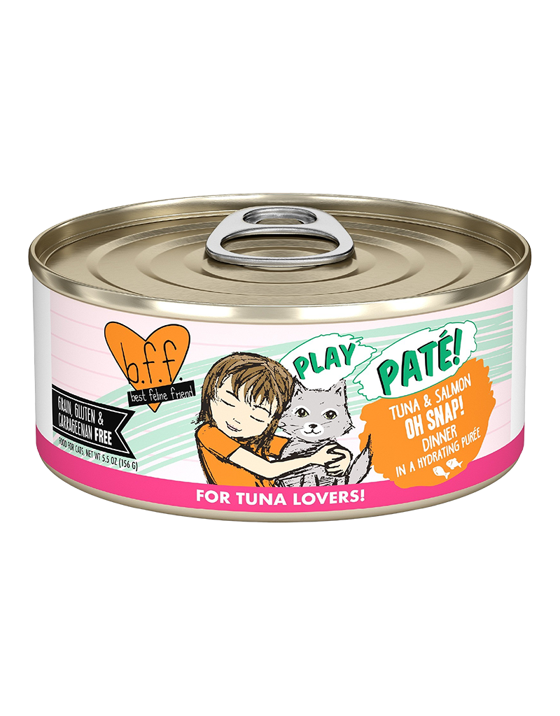 Weruva Weruva BFF Oh Snap! Tuna & Salmon Pate Canned Cat Food 5.5oz