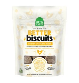 Open Farm Open Farm Dog Better Biscuits Chicken & Oatmeal Recipe Treats 8oz