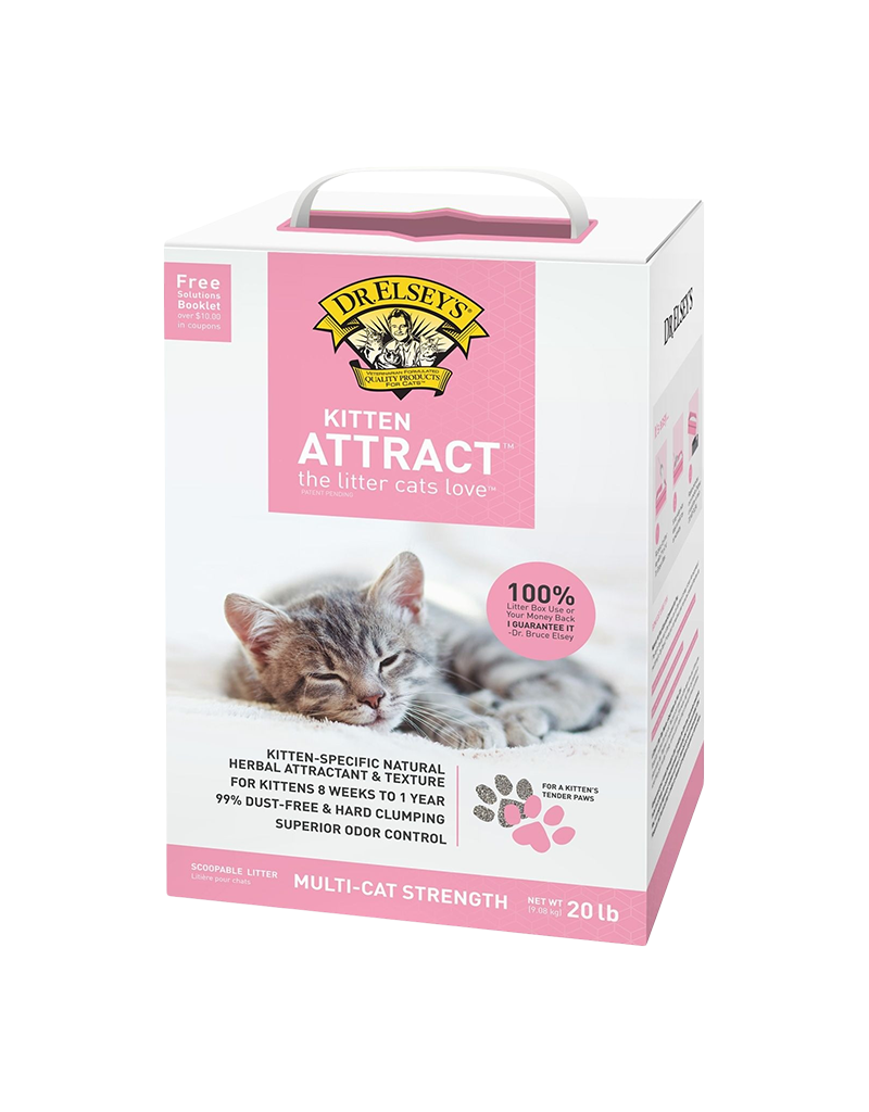 Dr. Elsey's Dr. Elsey's Precious Kitten Attract Clumping Clay Cat Litter 20LB