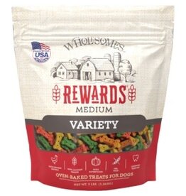 Wholesomes Rewards Wholesomes Rewards Medium Variety Biscuit Treats For Dogs 3LB