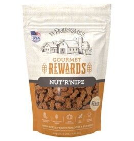 Wholesomes Rewards Wholesomes Rewards Nut R Nipz Biscuit Treats For Dogs 2LB