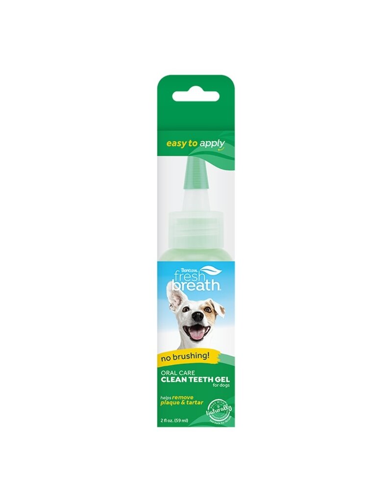 Fresh Breath By Tropiclean Dog No Brushing Clean Teeth Dental & Oral Care Gel 2oz