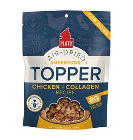 Plato Dog Plato Dog Grain Free Air-Dried Topper Chicken 5.5oz