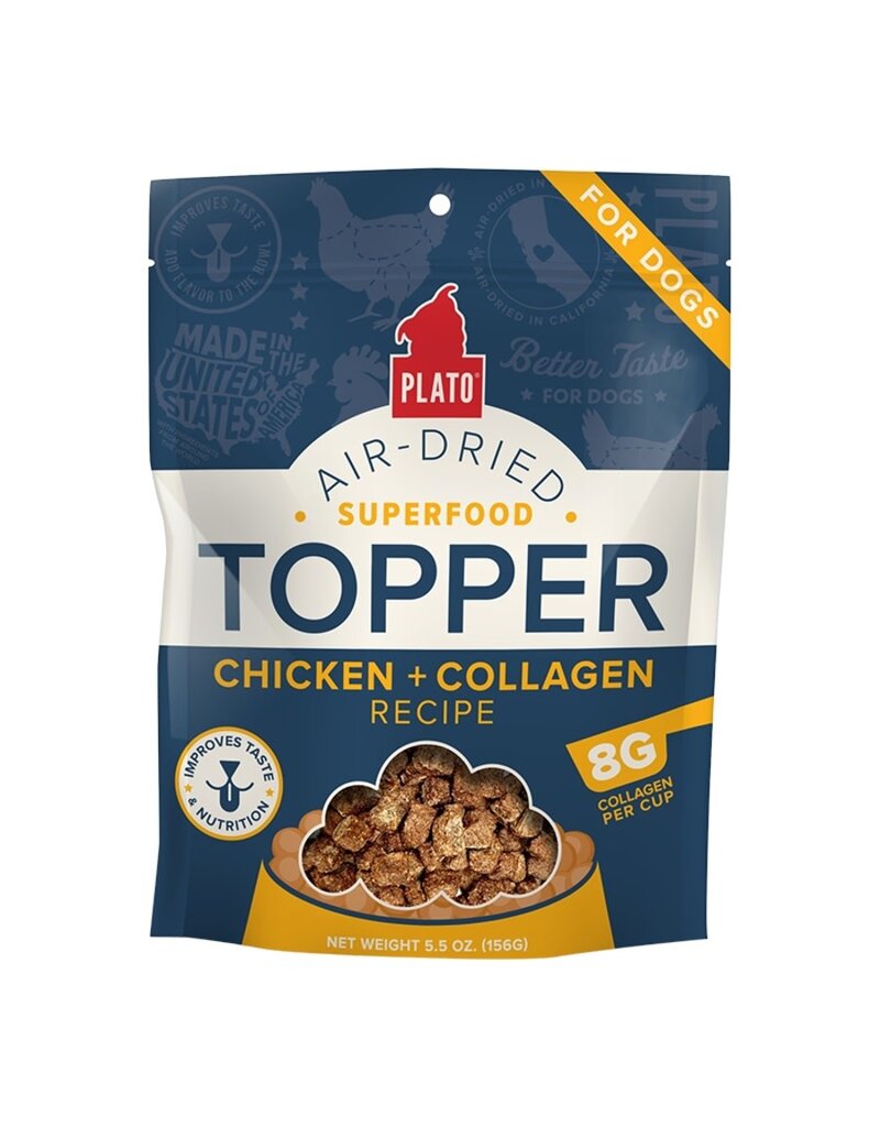 Plato Dog Plato Dog Grain Free Air-Dried Topper Chicken 5.5oz