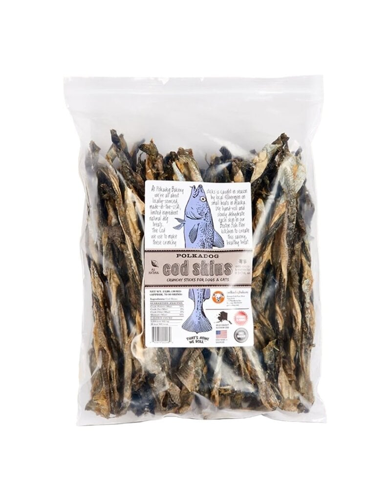 PolkaDog Cod Skin Bulk Bag 2LB