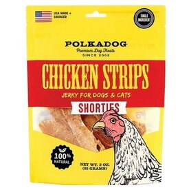 Polkadog Chicken Strips Jerky Treats For Dogs & Cats 3 oz