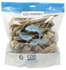 Icelandic Icelandic Plus Fish Treat Cod Skin Strip Pieces Dog 1 lb