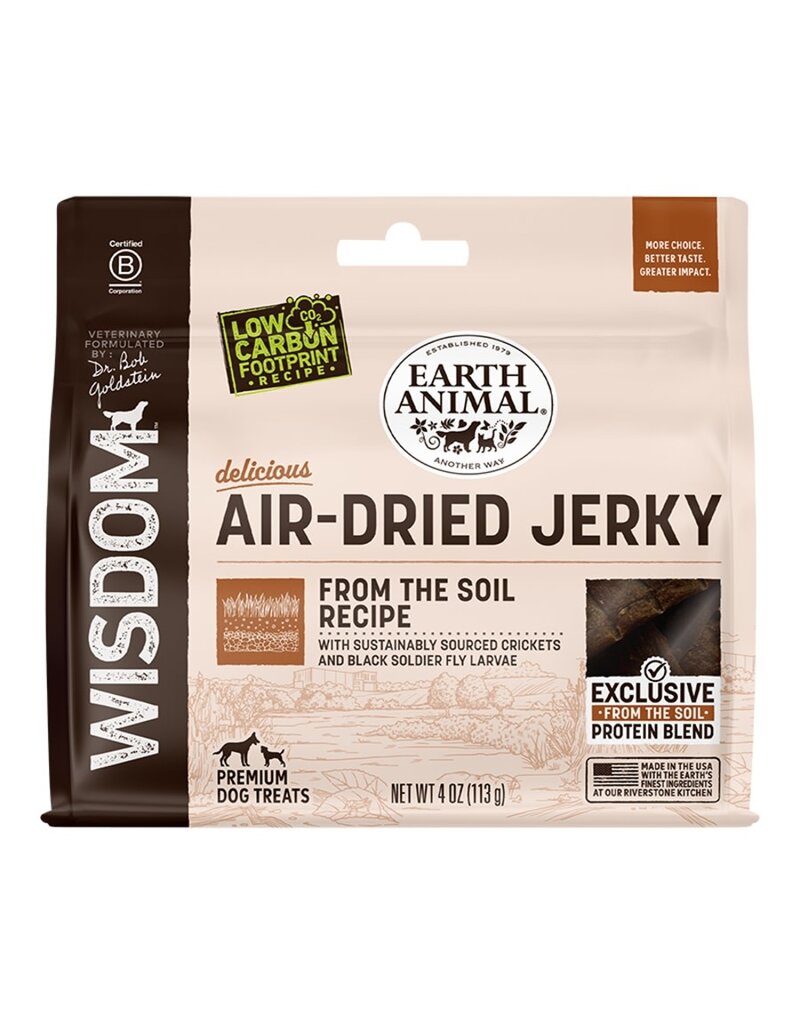 Earth Animal Earth Animal Dog Wisdom Air-Dried Jerky From The Soil Recipe 4oz