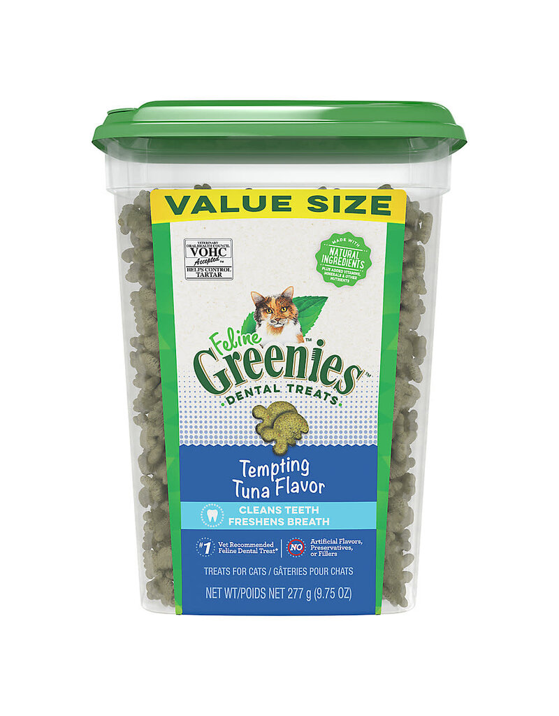 Greenies Greenies Feline Dental Treat Tuna Jumbo Tub 9.75 oz