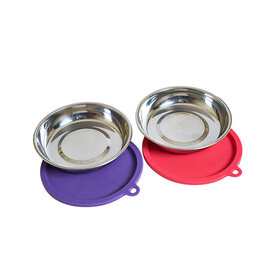 Messy Mutts Messy Mutts Cat Bowl & Lid Set 1.75 Cup (2 Pack)