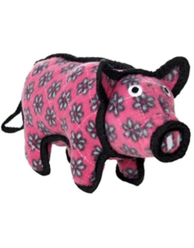 Tuffy's Tuffy Jr Barnyard Pig, Durable, Tough, Squeaky Dog Toy