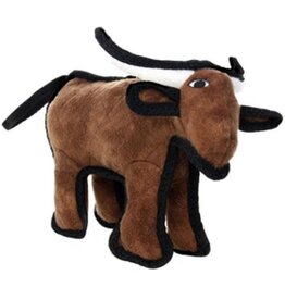 Tuffy's Tuffy JR Barnyard Bull Dog Toy Bevo Plush