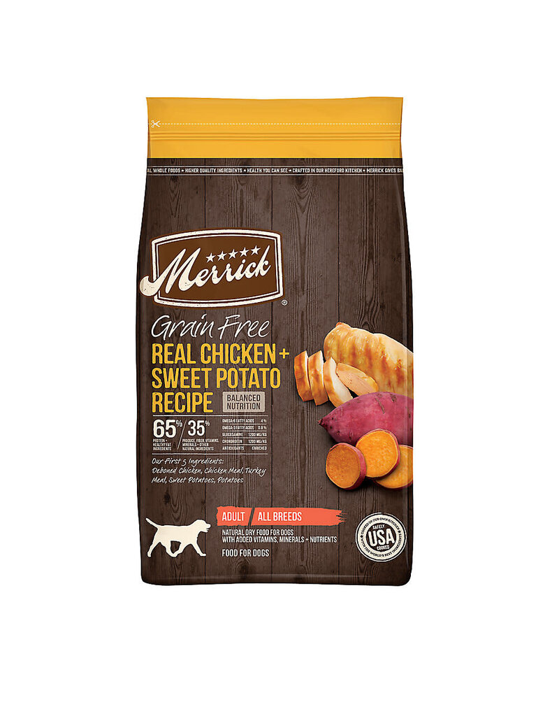 Merrick Merrick Grain Free Real Chicken and Sweet Potato 4 lb