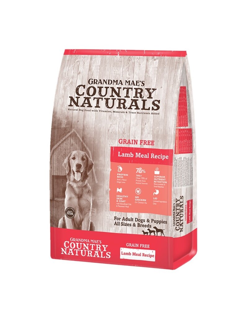 GRANDMA MAES COUNTRY NATURALS Grandma Mae's Country Naturals Dog Limited Ingredient Grain Free Lamb 4lb
