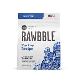 BIXBI PET Bixbi Rawbble Dog Freeze-Dried GF Turkey 12oz
