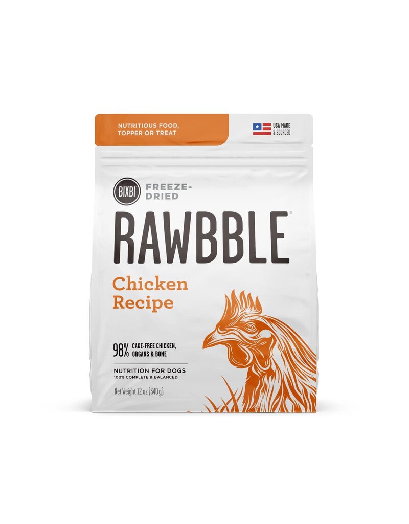 Bixbi Bixbi Rawbble Dog Freeze-Dried GF Chicken 12oz