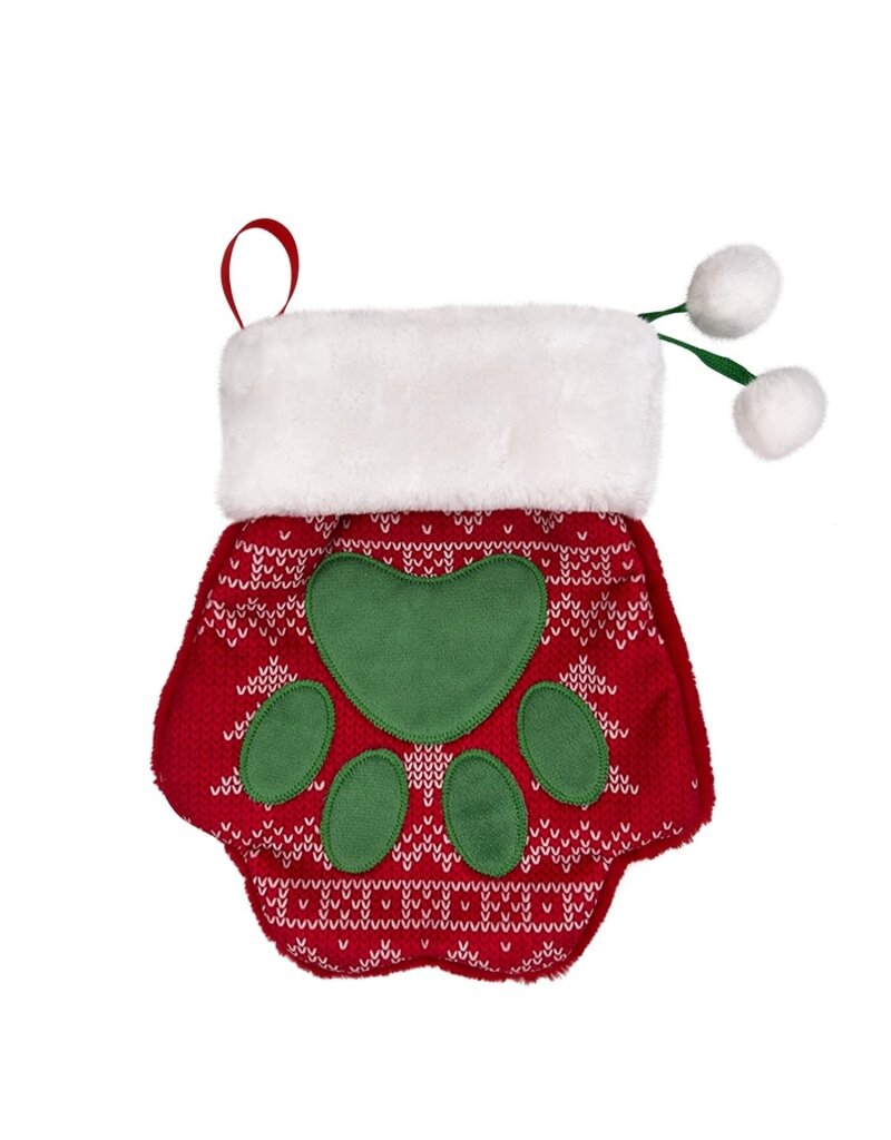 Kong Kong Holiday Stocking Paw Dog Large