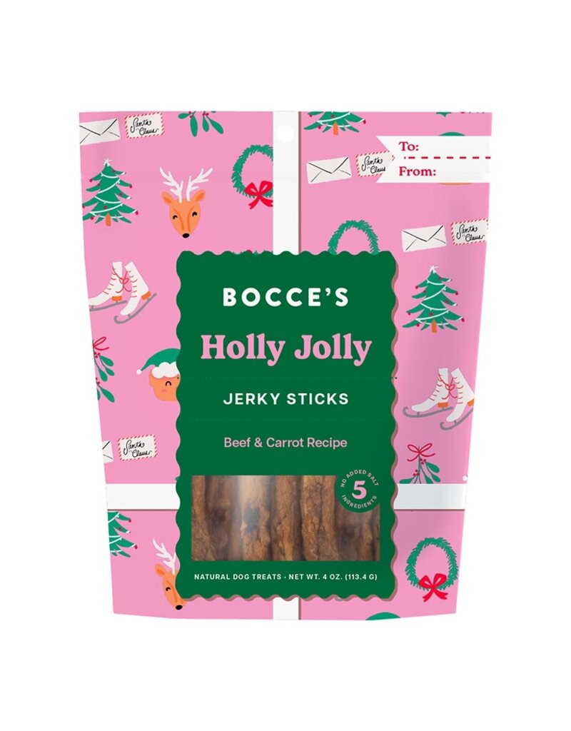 Bocce's Bakery Bocce's Bakery Dog Holly Jolly Jerky Sticks 4oz