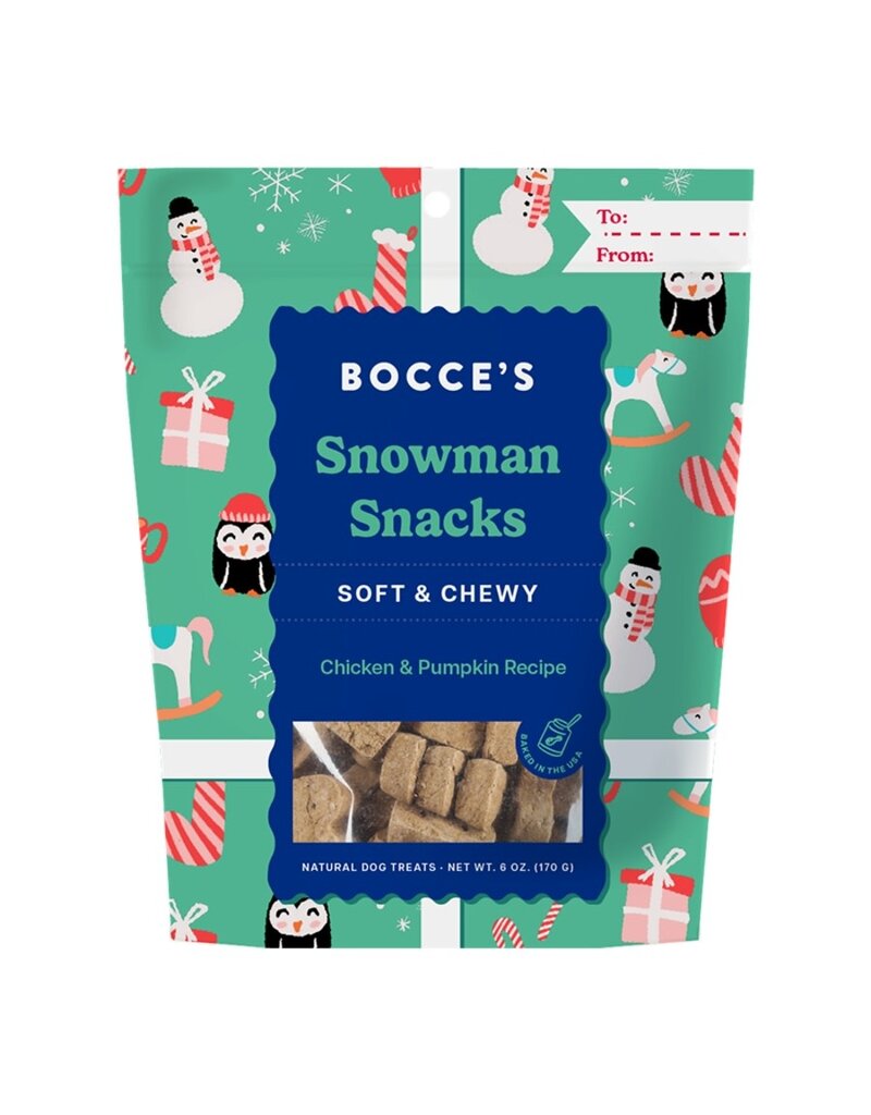 Bocce's Bakery Bocce's Bakery Dog Soft & Chewy Snowman Snacks 6oz