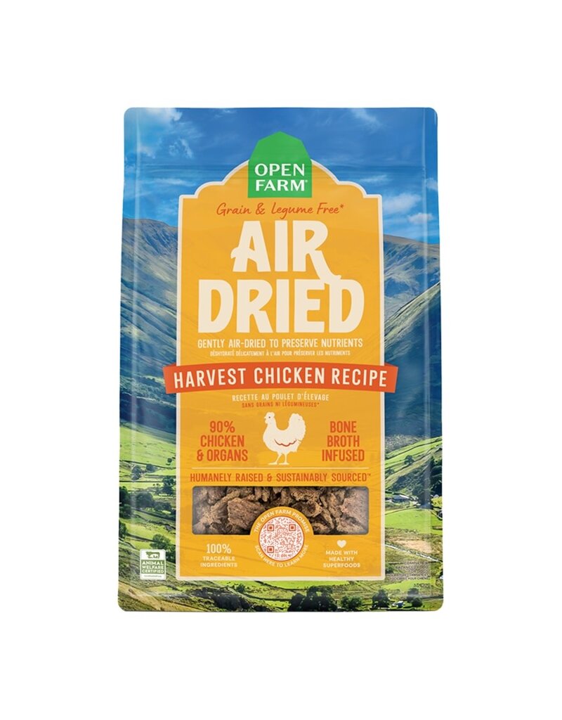 Open Farm Open Farm Dog Air Dried Harvest Chicken Recipe 1lb