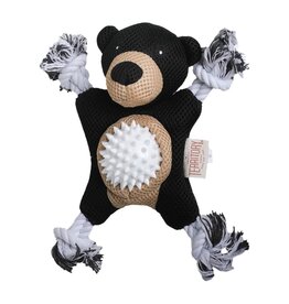 Territory Dog TERRITORY DOG TOY 2 IN 1 BLACK BEAR 9 INCHES