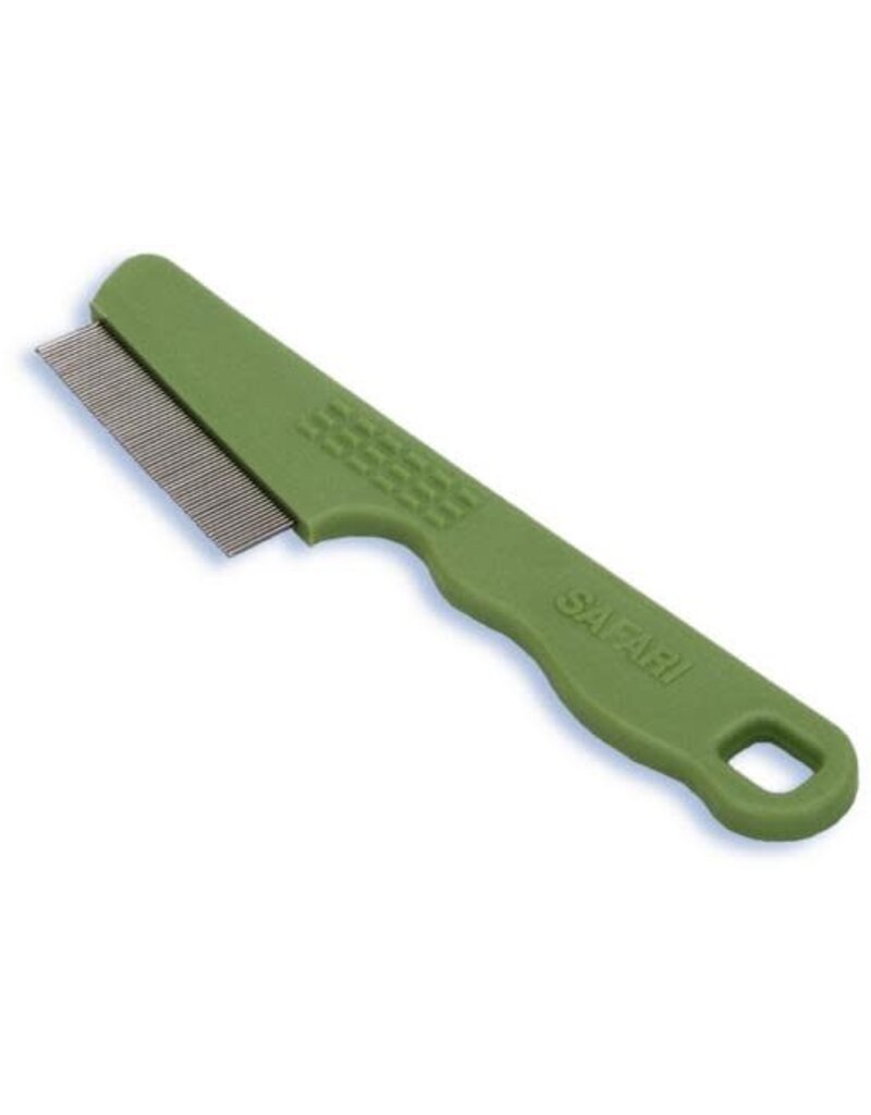 Coastal Pet Products Coastal Safari Dog Flea Comb with Plastic Handle Shorthaired Breeds