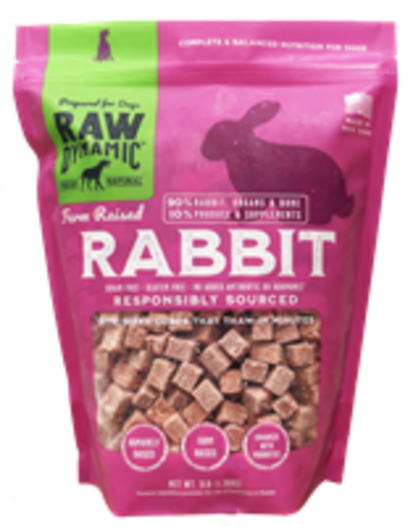 Raw Dynamic Raw Dynamic Frozen Rabbit Dog Food 3LB