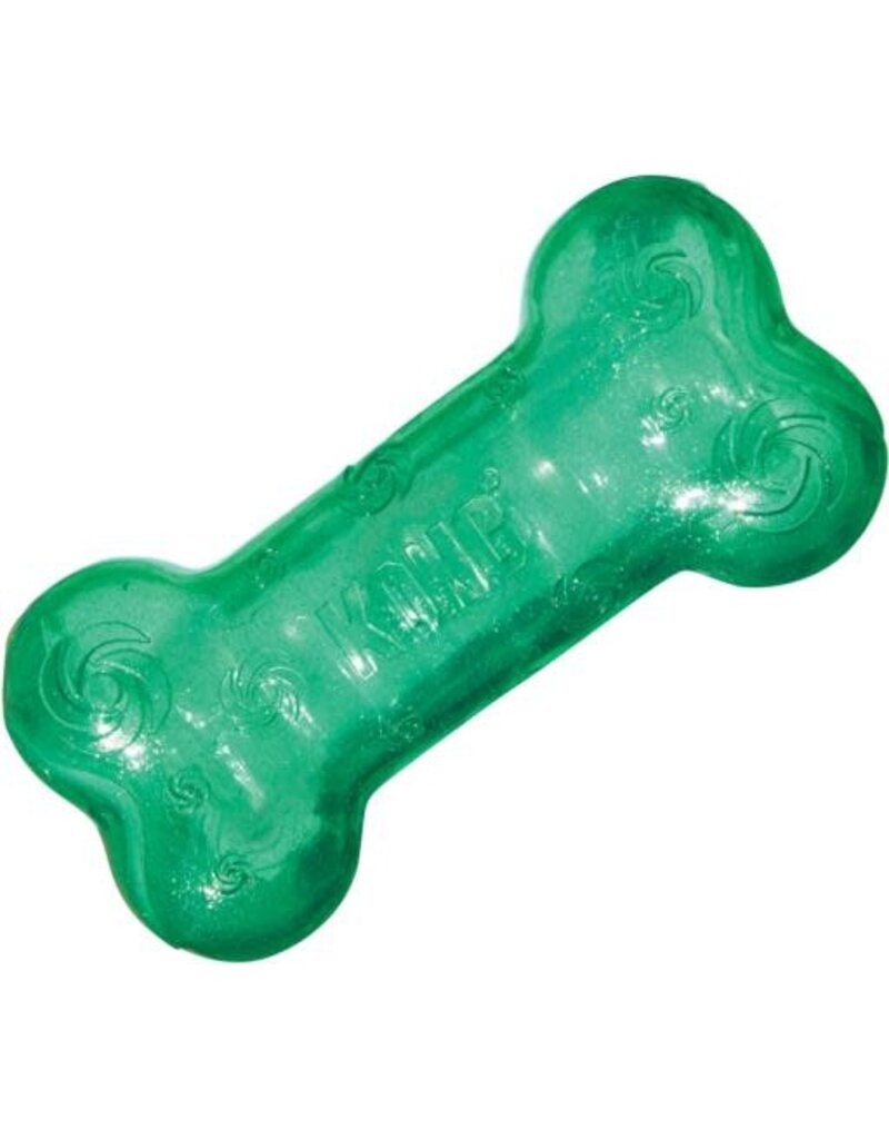 Kong Kong Dog Toy Squeezz Crackle Bone Medium