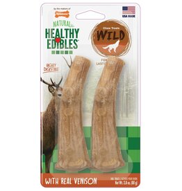 Nylabone Nylabone Healthy Edibles Edible Antler Real Venison 2 ct