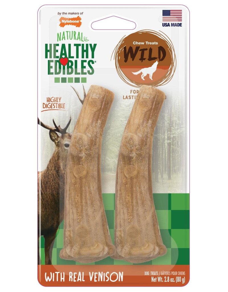 Nylabone Nylabone Healthy Edibles Edible Antler Real Venison 2 ct