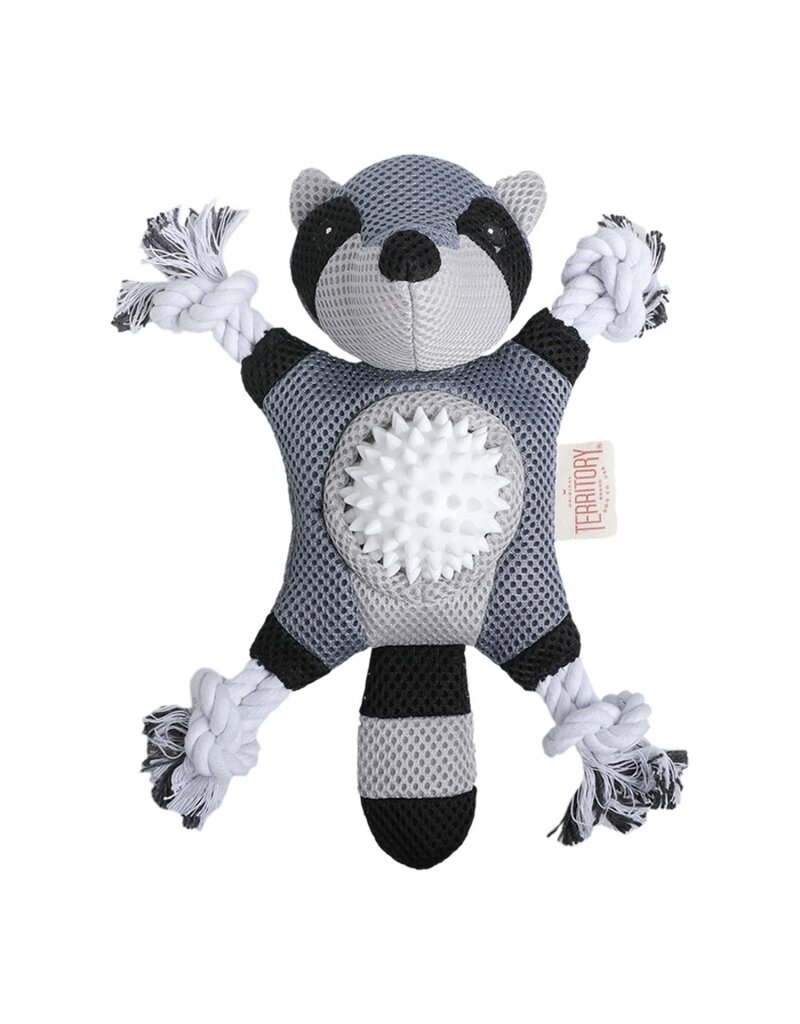 Territory Dog Territory Dog Toy 2 IN 1 Raccoon (10 IN)