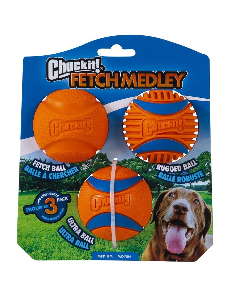 Chuckit Chuckit! Fetch Gen 3 Medium 3 Pack