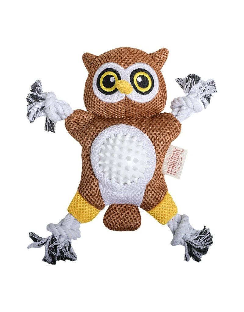 Territory Dog Territory Dog Toy 2 IN 1 Owl (10 Inch)