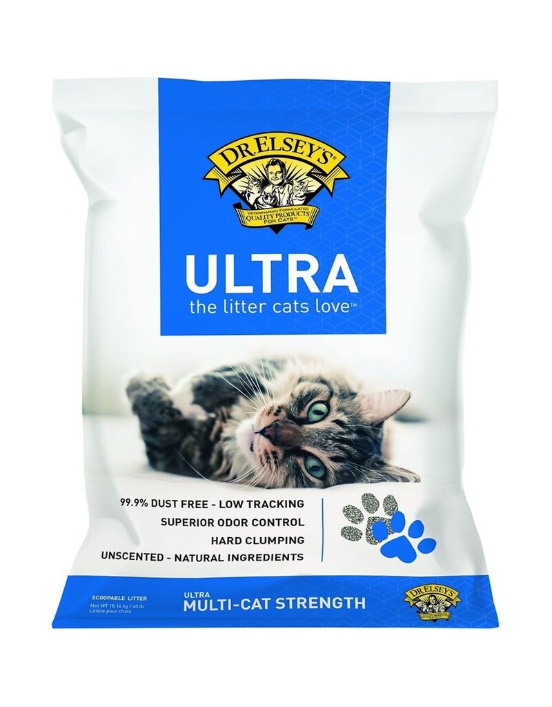 Dr. Elsey's Dr. Elsey's Cat Ultra Clumping Unscented Litter 18lbs