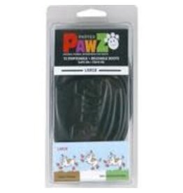 Pawz Boots Pawz Dog  Boots Black Large 12 Pck