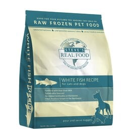 Steve's Real Food Steve's Real Food Dog & Cat Frozen Whitefish Nuggets 5lbs