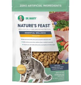 Dr Marty Dr. Marty Nature's Feast Essential Wellness Freeze Dried Poultry Cat Food 12 oz