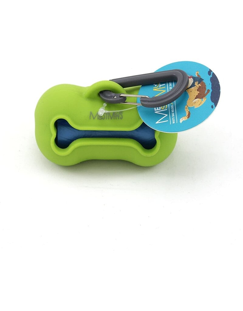 Messy Mutts Messy Mutts Wastebag Holder - Green