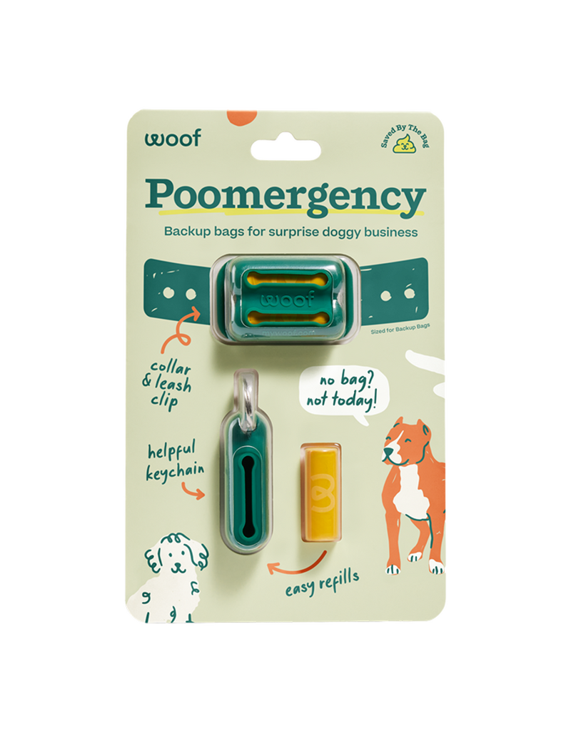 woof Woof Dog Poomergency - Green
