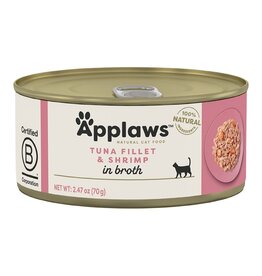 Applaws Applaws Tuna Fillet & Shrimp In Broth Can Cat Food 2.47 oz