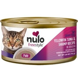 Nulo Nulo Freestyle Cat Pate Grain Free Tuna & shrimp 2.8oz