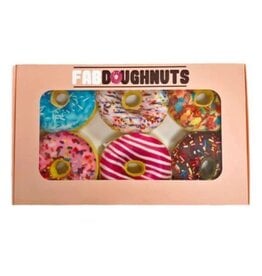 FabDog Fabdog Box of Doughnuts Dog Toys
