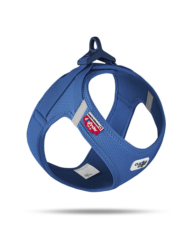 Curli Curli Vest Harness curli Clasp Air-Mesh Blue Small