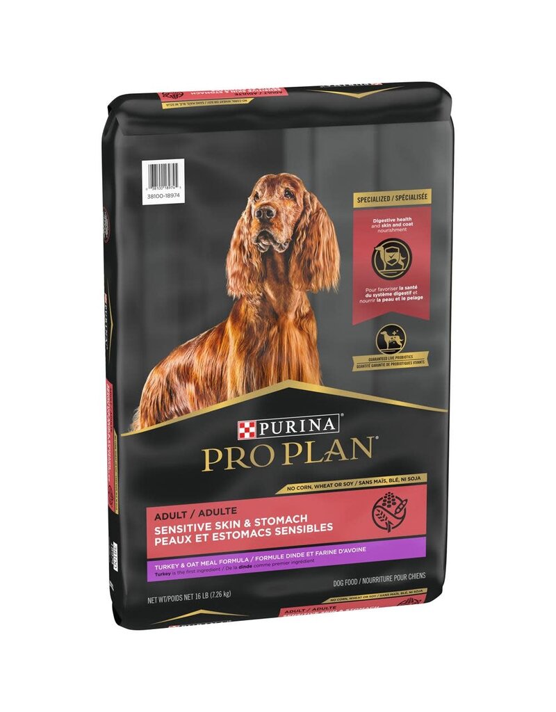 Purina Purina Pro Plan Sensitive Skin & Stomach Turkey & Oatmeal 16lb
